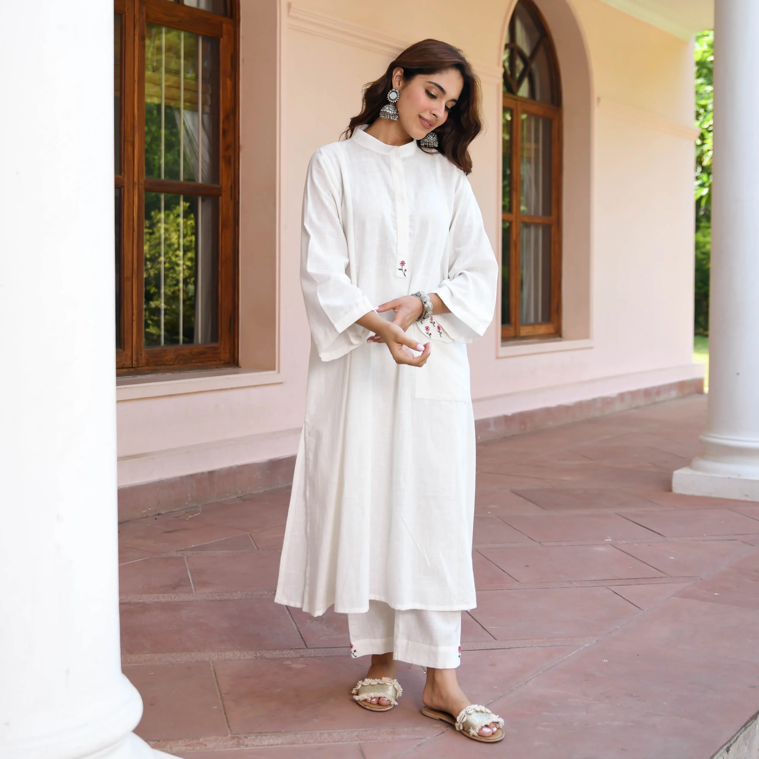 Noorani Embroidered Kurta Set - Image 3